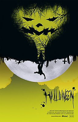 PSD 나무 구름 포스터 십자가 일러스트 사람없음 할로윈 달 분위기 위험 무서움 공포 시체 잭오랜턴 호러 좀비 국내일러스트 자연요소 식물 감정 컨셉 파일형식