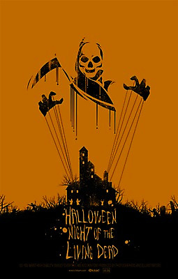 PSD 포스터 일러스트 주택 사람없음 할로윈 분위기 위험 무서움 공포 시체 사신 저승사자 호러 국내일러스트 감정 컨셉 건물 파일형식