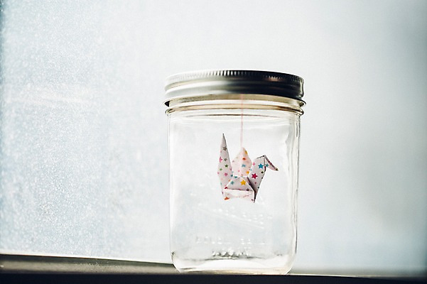 포토 JPG 스튜디오촬영 한마리 백그라운드 유리병 실내 취미 사람없음 꿈 학 종이접기 감성 소원 색종이 종이학 접기 국내포토 1 종이 컨셉 모션 조류 병_용기 내부 파일형식