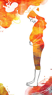 전신 PSD 여자 일러스트 가족 엄마 사랑 한명 서기 사람 성인 임산부 임신 하트 아기 보호 국내일러스트 모양 1 감정 컨셉 관계 모션 파일형식