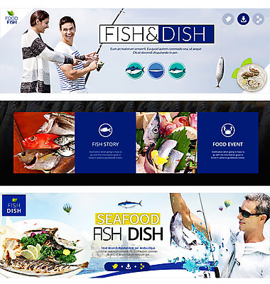 PSD 서양인 템플릿 여자 남자 음식 웹템플릿 낚시 어류 성인 세명 얼음 회 낚싯대 레몬 웹배너 이미지템플릿 자연요소 외국인 배너 과일 레저 사람 수중동물 낚시용품 파일형식