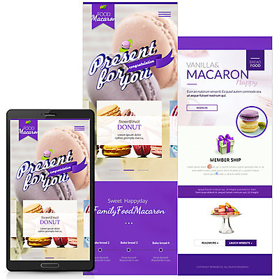 PSD 템플릿 접시 음식 웹템플릿 모바일 선물 사람없음 홈페이지 홈페이지시안 모바일템플릿 모바일웹 마카롱 이미지템플릿 식기 디저트 파일형식