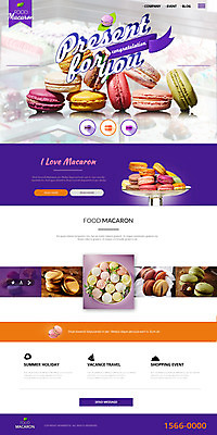 PSD 템플릿 접시 음식 웹템플릿 사이트템플릿 사람없음 홈페이지 홈페이지시안 마카롱 랜딩페이지 이미지템플릿 식기 디저트 파일형식