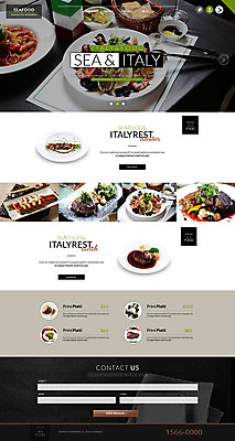 PSD 템플릿 음식 웹템플릿 사이트템플릿 스테이크 사람없음 홈페이지 홈페이지시안 이탈리아음식 장어 해산물 이미지템플릿 서양음식 어류 파일형식