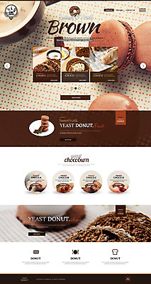 PSD 템플릿 음식 빵 웹템플릿 사이트템플릿 사람없음 홈페이지 홈페이지시안 도넛 버터 마카롱 이미지템플릿 디저트 파일형식