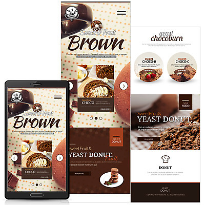 PSD 템플릿 음식 빵 웹템플릿 모바일 사람없음 홈페이지 홈페이지시안 도넛 모바일템플릿 모바일웹 버터 마카롱 이미지템플릿 디저트 파일형식