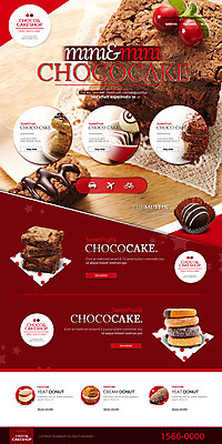 PSD 템플릿 음식 빵 웹템플릿 사이트템플릿 사람없음 홈페이지 케이크 초콜릿 홈페이지시안 도넛 조각케이크 카스테라 랜딩페이지 이미지템플릿 디저트 파일형식