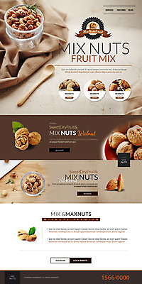 PSD 템플릿 음식 웹템플릿 사이트템플릿 사람없음 홈페이지 홈페이지시안 견과류 땅콩 호두 아몬드 랜딩페이지 이미지템플릿 파일형식