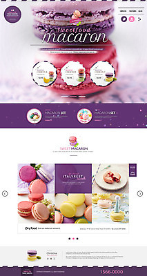PSD 템플릿 접시 음식 웹템플릿 사이트템플릿 사람없음 홈페이지 홈페이지시안 마카롱 이미지템플릿 식기 디저트 파일형식