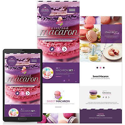 PSD 템플릿 접시 음식 웹템플릿 모바일 사람없음 홈페이지 홈페이지시안 모바일템플릿 모바일웹 마카롱 이미지템플릿 식기 디저트 파일형식