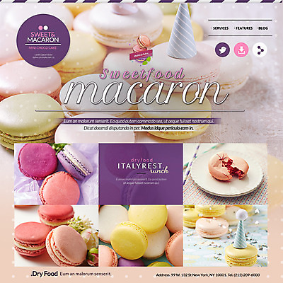 PSD 템플릿 접시 음식 웹템플릿 이벤트페이지 이벤트 사람없음 마카롱 이미지템플릿 식기 디저트 페이지 파일형식