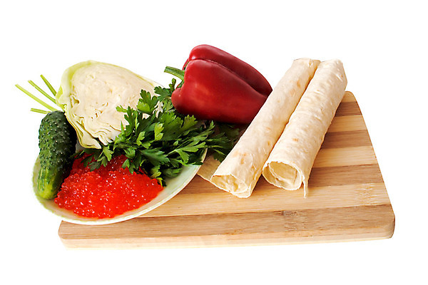 포토 JPG 해외이미지 음식 채소 피망 오이 건강 사람없음 흰색 자르기 양배추 롤 얇은 캐비아 피타 해외202004 해외포토 빵 컬러 식재료 모션 파일형식 이미지허브