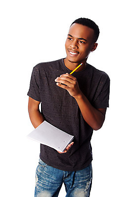 포토 JPG 해외이미지 학생 남자 행복 생각 아이디어 한명 소년 10대 연필 검은색 흰색 사춘기 해외202004 해외포토 1 감정 어린이 컬러 컨셉 청소년 학용품 사람 필기구 파일형식 이미지허브