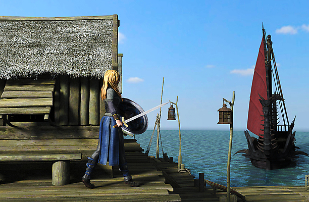 포토 JPG 해외이미지 모델 여자 하늘 부츠 사람 성인 사람없음 야외 목재 금발 햇빛 3D 마을 램프 표현 잡기 용기 보트 중세 역사 칼 위험 전쟁 군함 공상 방패 전사 갑옷 공격적 바이킹 철강 해외202004 해외포토 나무 헤어스타일 그릇 신발 컨셉 배_교통 재료 모션 조명 태양 보호장비 디지털합성 해군 파일형식 이미지허브