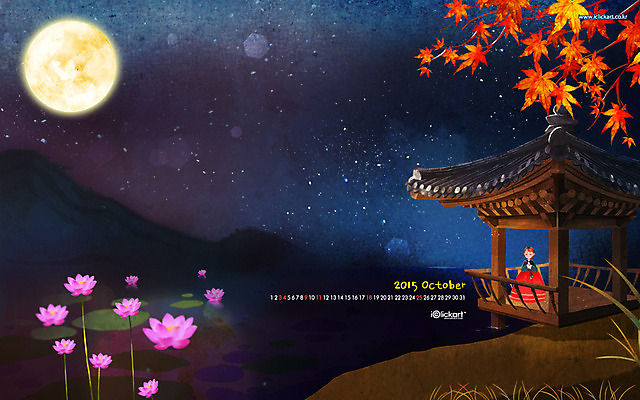 JPG 월페이퍼 바탕화면 10월 날짜 파일형식