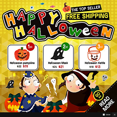 PSD 템플릿 여자 리본 어린이 웹템플릿 팝업 웹팝업 사탕 이벤트 두명 파티 할로윈 유령 눈동자 마녀 마녀모자 마녀복장 잭오랜턴 이미지템플릿 모자_잡화 디저트 사람 눈_신체부위 이벤트의상 파일형식