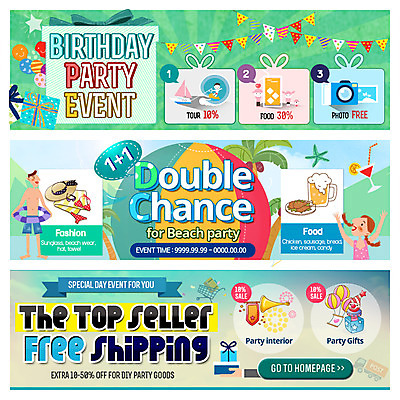 PSD 템플릿 모자 배너 여자 남자 수영복 웹템플릿 불가사리 맥주 여러명 선물상자 야자수 파티 카메라 칵테일 서핑 비치볼 맥주잔 풍선 튜브 삐에로인형 선박 웹배너 이미지템플릿 나무 잡화 옷 인형 다수 수상교통 술잔 공 극피동물 바캉스용품 주류 선물 사람 이벤트 전자제품 상자 수상스포츠 파일형식