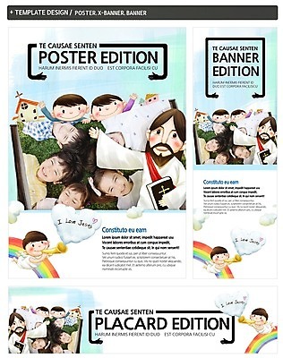 PSD 템플릿 배너 배너템플릿 여자 남자 가로배너 ZIP 포스터 세로배너 기독교 어린이 무지개 천사 미소 동양인 여러명 세트 교회 성경 현수막 예수 나팔 자연요소 종교 악기 다수 종교용품 종교건축 표정 사람 인종 건물 가로 세로 신_종교 파일형식