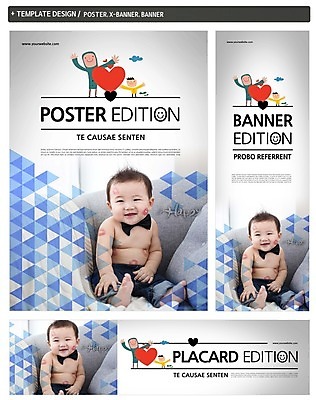 PSD 템플릿 배너 배너템플릿 남자 가로배너 ZIP 포스터 세로배너 미소 앉기 앞모습 세명 세트 한국인 현수막 하트 아기 키스마크 모양 뷰포인트 모션 표정 사람 동양인 가로 세로 파일형식