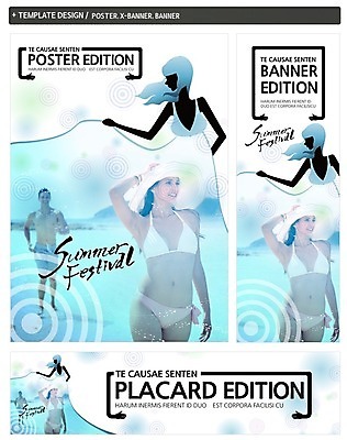 PSD 서양인 템플릿 배너 커플 배너템플릿 드레스 여자 남자 수영복 가로배너 실루엣 ZIP 포스터 세로배너 성인 해변 세명 여름 세트 비키니 축제 현수막 외국인 옷 계절 바다 관계 촬영기법 사람 가로 세로 파일형식