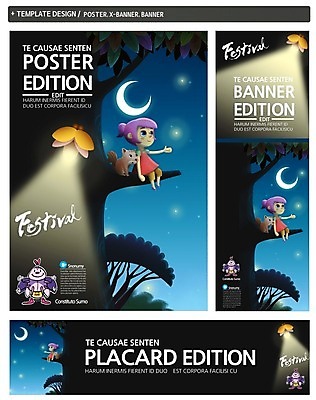 PSD 나무 템플릿 배너 배너템플릿 여자 가로배너 ZIP 포스터 세로배너 한명 야외 여름 빛 세트 축제 현수막 야간 초승달 다람쥐 반딧불이 자연요소 식물 1 계절 곤충 사람 가로 세로 달 설치류 파일형식