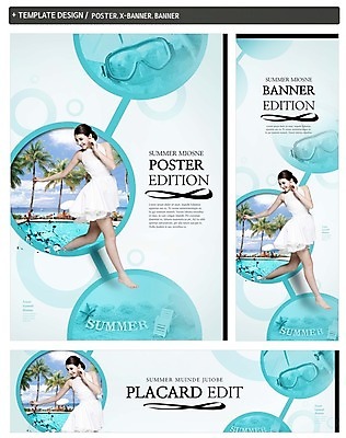 PSD 백인 템플릿 배너 배너템플릿 여자 가로배너 ZIP 포스터 세로배너 수영장 한명 성인 여름 여름휴가 바캉스 세트 현수막 원형 물안경 튀는물 도형 서양인 1 계절 휴가 사람 가로 세로 액체표현 수영용품 스플래쉬 파일형식 여름_계절