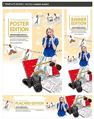 PSD 백인 템플릿 배너 배너템플릿 여자 가로배너 ZIP 포스터 세로배너 지폐 한명 성인 관광지 세트 동전 사진촬영 현수막 티켓 여권 폴라로이드사진 DSLR 서양인 1 여행 돈 사람 가로 세로 카메라 촬영 폴라로이드 파일형식