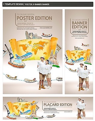 PSD 서양인 외국인 템플릿 배너 커플 배너템플릿 여자 남자 가로배너 ZIP 포스터 세로배너 세계지도 지도 비행기 성인 두명 관광지 세트 기차 현수막 세계여행 육상교통 여행 관계 항공교통 대중교통 사람 인종 가로 세로 세계 파일형식