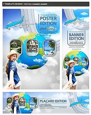 PSD 서양인 템플릿 손 배너 배너템플릿 여자 가로배너 ZIP 포스터 세로배너 지구 여행 창문 비행기 미소 상반신 성인 두명 신체부위 세트 글로벌 손잡기 현수막 밀짚모자 외국인 모자_잡화 항공교통 모션 대중교통 표정 사람 가로 세로 파일형식