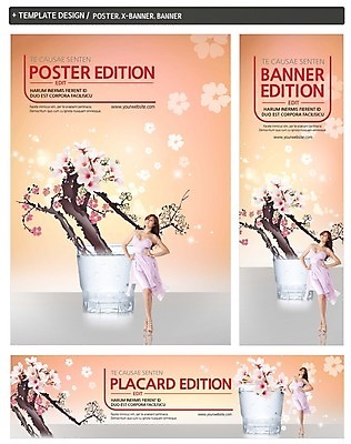 전신 PSD 템플릿 배너 배너템플릿 원피스 여자 가로배너 ZIP 포스터 세로배너 한명 서기 동양인 앞모습 세트 현수막 벚나무 소주 소주잔 나무 1 옷 뷰포인트 술잔 모션 주류 사람 인종 가로 세로 벚꽃 파일형식