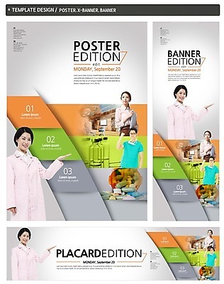 PSD 템플릿 배너 배너템플릿 여자 남자 가로배너 ZIP 포스터 세로배너 실내 병원 성인 세명 세트 알약 한국인 의사 현수막 의학 사람 동양인 내부 가로 세로 약 의료진 파일형식