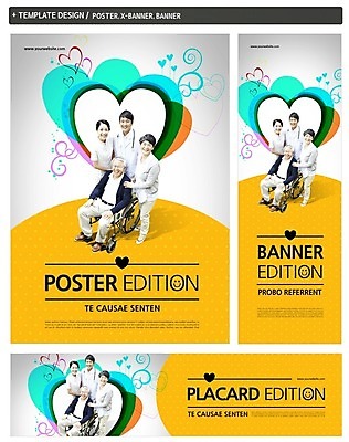 PSD 템플릿 배너 배너템플릿 여자 노년 남자 가로배너 ZIP 포스터 세로배너 서기 미소 앉기 여러명 성인 세트 한국인 환자 간호사 의사 현수막 하트 휠체어 모양 다수 의학 모션 표정 사람 동양인 가로 세로 의료진 파일형식