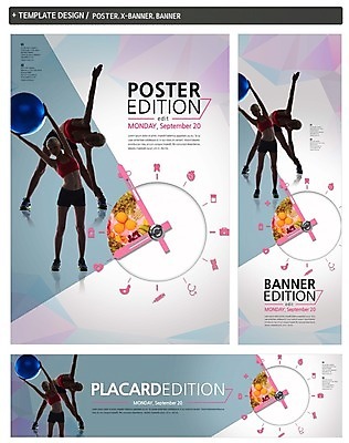 전신 PSD 서양인 템플릿 배너 배너템플릿 여자 가로배너 ZIP 포스터 세로배너 시계 포즈 다이어트 건강 식이요법 성인 두명 세트 운동 현수막 시간 짐볼 역광 외국인 사람 가로 세로 파일형식