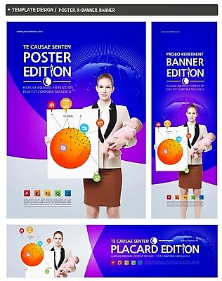 PSD 백인 템플릿 배너 배너템플릿 여자 가로배너 ZIP 포스터 세로배너 서기 정장 상반신 성인 두명 앞모습 세트 현수막 아기 비즈니스우먼 분석 열정 복잡 서양인 옷 감정 뷰포인트 컨셉 비즈니스 모션 사람 가로 세로 직장인 파일형식