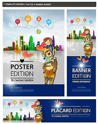 PSD 템플릿 배너 배너템플릿 여자 남자 가로배너 ZIP 포스터 세로배너 노동자 빌딩 세명 세트 현수막 하트 도시 직장인 비즈니스맨 비즈니스우먼 목말 모양 직업 비즈니스 모션 사람 건물 가로 세로 파일형식