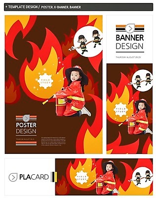 PSD 템플릿 배너 배너템플릿 여자 가로배너 ZIP 포스터 세로배너 어린이 불 세명 세트 한국인 현수막 체험학습 체험 소방관 소방 소화기 자연요소 컨셉 사람 동양인 가로 세로 안전장비 구조원 파일형식
