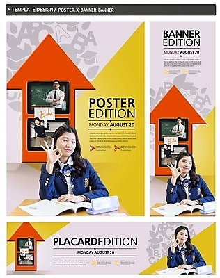 PSD 템플릿 배너 배너템플릿 여자 교육 남자 가로배너 교복 ZIP 포스터 화살표 세로배너 고등학생 성인 세명 세트 교사 한국인 현수막 OK 청소년교육 직업 학생 옷 청소년 사람 동양인 손짓 가로 세로 파일형식