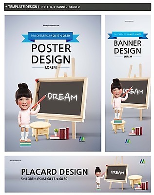 PSD 템플릿 배너 배너템플릿 여자 어린이교육 교육 가로배너 ZIP 포스터 세로배너 어린이 한명 목재 책 세트 연필 칠판 한국인 현수막 이젤 나무 1 재료 학용품 사람 동양인 가로 세로 필기구 미술도구 파일형식