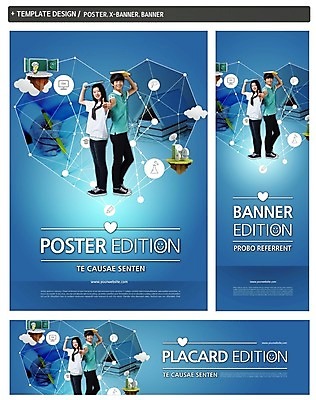 PSD 템플릿 배너 배너템플릿 여자 교육 남자 가로배너 ZIP 포스터 세로배너 고등학생 서기 두명 세트 한국인 엄지손가락 등맞대기 현수막 최고 연결 청소년교육 학생 손가락 모션 청소년 사람 동양인 가로 세로 파일형식