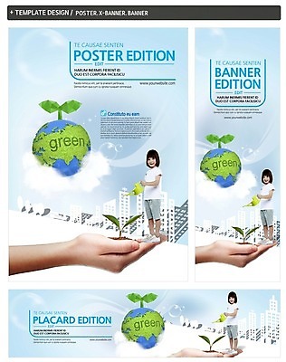 PSD 서양인 템플릿 손 배너 배너템플릿 여자 가로배너 ZIP 포스터 세로배너 지구 어린이 캠페인 두명 신체부위 세트 새싹 자연보호 그린캠페인 물뿌리개 현수막 물주기 외국인 식물 모션 자연 사람 가로 세로 보호 파일형식