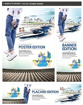 PSD 템플릿 배너 배너템플릿 여자 남자 가로배너 ZIP 포스터 세로배너 어린이 여행 물장구 한국 성인 세명 세트 현수막 청계천 기와지붕 국내여행 아시아 물놀이 지붕 서울 기와 사람 가로 세로 강 랜드마크 파일형식