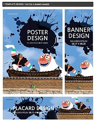 PSD 템플릿 배너 배너템플릿 가로배너 ZIP 포스터 세로배너 여행 한옥 기와집 한명 사람 담장 세트 현수막 얼룩 탈춤 1 한국전통 고건축 가로 세로 전통공연 전통무용 파일형식