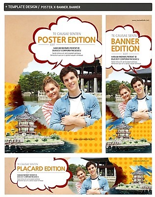 PSD 백인 템플릿 배너 커플 배너템플릿 여자 남자 가로배너 ZIP 포스터 세로배너 여행 말풍선 고건축 한국 상반신 성인 두명 세트 현수막 백허그 국내여행 서양인 건축물 아시아 관계 포옹 사람 가로 세로 파일형식