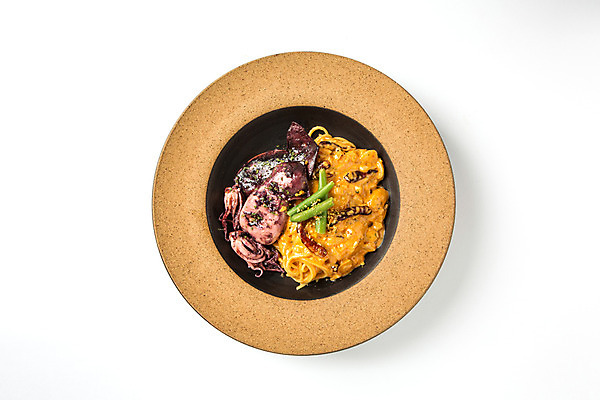 포토 JPG 스튜디오촬영 그릇 음식 파스타 서양음식 실내 사람없음 하이앵글 오브젝트 통오징어파스타 국내포토 식기 뷰포인트 내부 파일형식