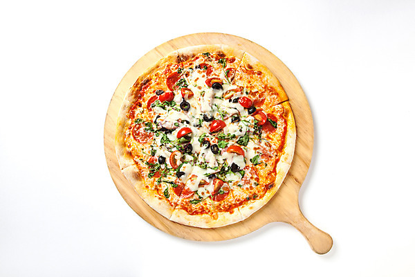 포토 JPG 스튜디오촬영 음식 도마 피자 서양음식 실내 사람없음 하이앵글 오브젝트 베이컨토마토피자 국내포토 뷰포인트 주방용품 패스트푸드 내부 파일형식