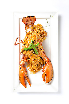 포토 JPG 스튜디오촬영 접시 음식 파스타 서양음식 실내 사람없음 하이앵글 오브젝트 랍스터파스타 국내포토 식기 뷰포인트 내부 파일형식