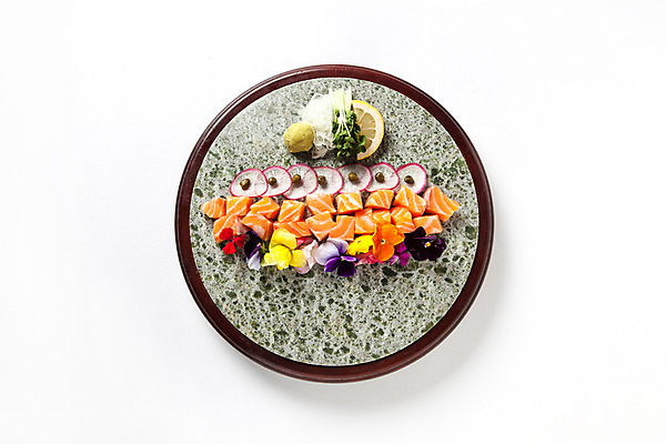 포토 JPG 스튜디오촬영 접시 음식 실내 사람없음 하이앵글 생선회 오브젝트 연어회 일본음식 국내포토 식기 뷰포인트 내부 회 연어 파일형식