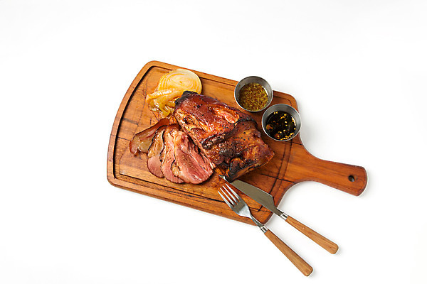 포토 JPG 스튜디오촬영 음식 포크 도마 서양음식 실내 사람없음 소스 나이프 오브젝트 슈바이네학센 국내포토 식기 주방용품 내부 양념 칼 파일형식