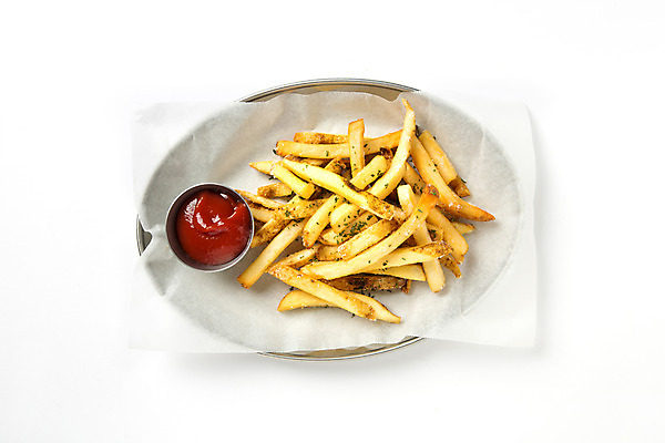 포토 JPG 스튜디오촬영 접시 음식 실내 사람없음 하이앵글 튀김 감자튀김 소스 케첩 안주 오브젝트 기름종이 국내포토 식기 종이 뷰포인트 감자 내부 양념 소스_음식 파일형식