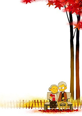 주간 PSD 나무 여자 노년 남자 백그라운드 단풍 벤치 일러스트 야외 두명 울타리 소풍 노부부 산책 가을 담소 가을배경 국내일러스트 자연요소 식물 부부 계절 잎 의자 휴식 사람 성인 담장 야외활동 파일형식 가을_계절